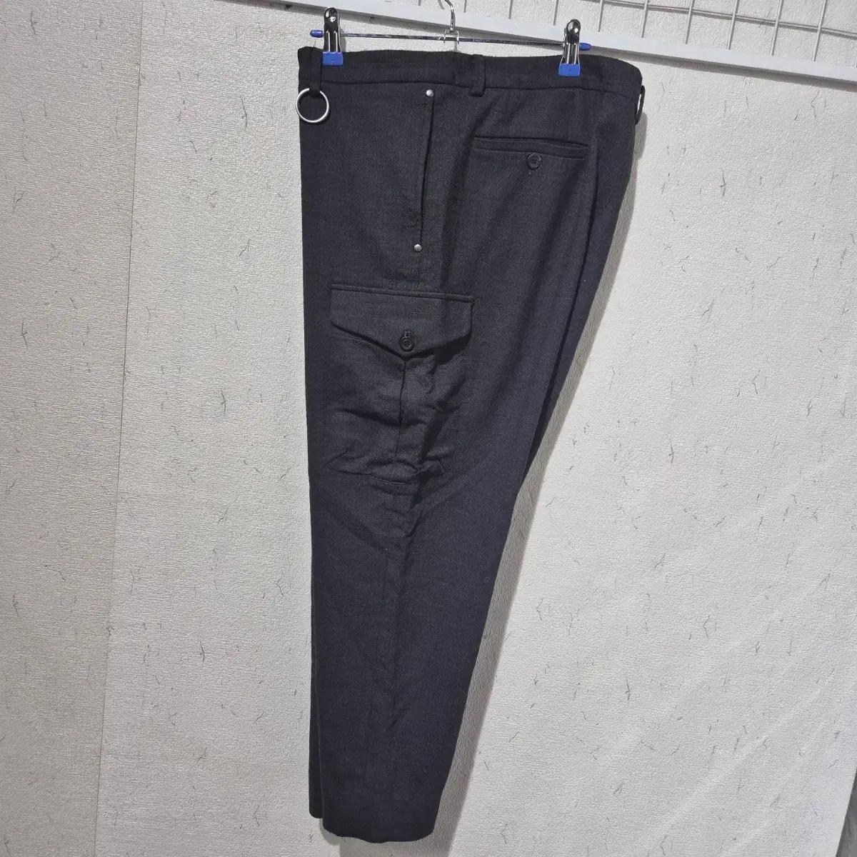 솔리드옴므 블랙 카고 바지 3