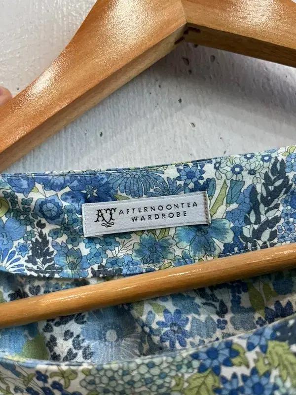 애프터눈티 와드로브 플라워 블라우스 Made in JAPAN 4