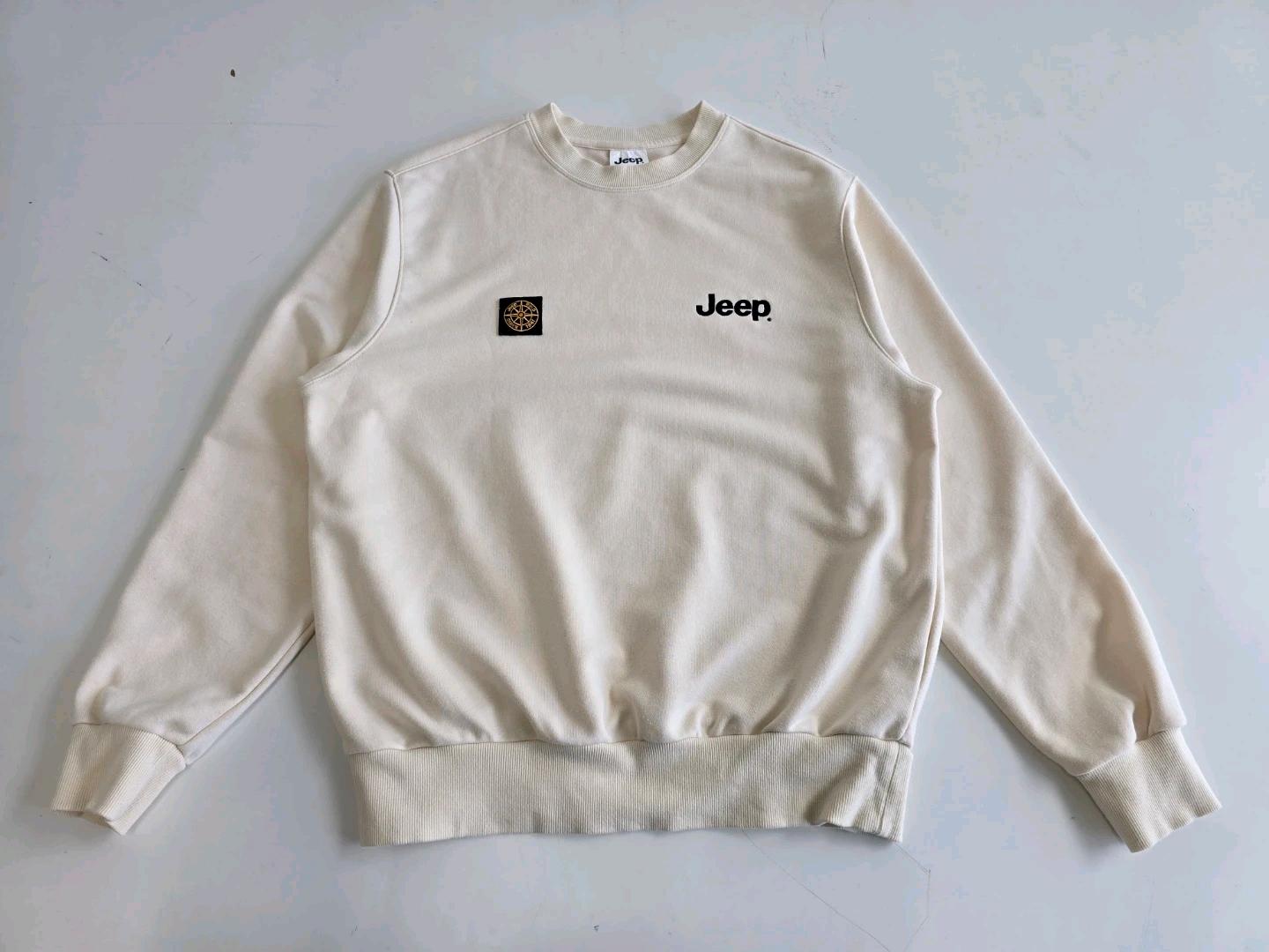 Jeep 루즈핏 맨투맨 아이보리 L 2