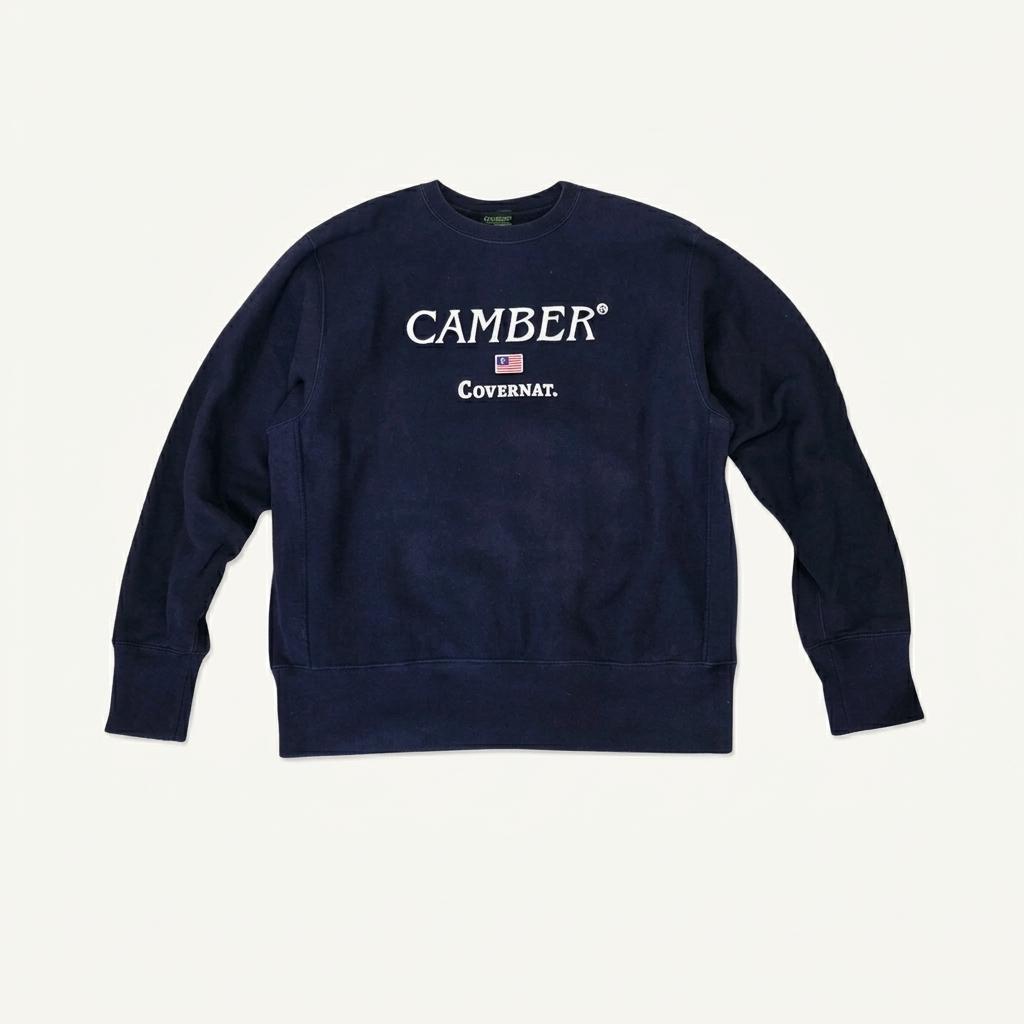 Camber 캠버 x 커버낫 빈티지 빅로고 스윗 맨투맨 1