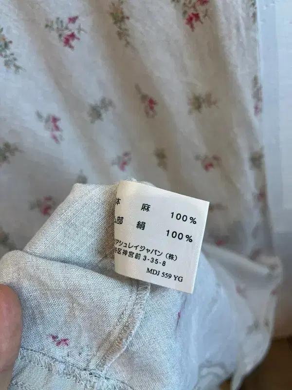 LAURA ASHLEY 로라 애슐리 퓨어린넨 플라워 원피스 5