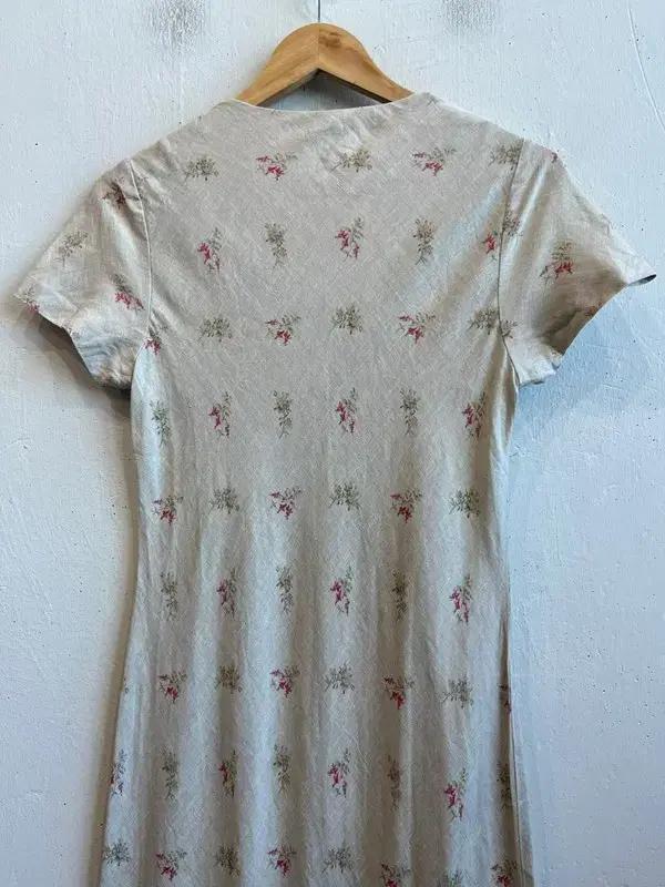 LAURA ASHLEY 로라 애슐리 퓨어린넨 플라워 원피스 7