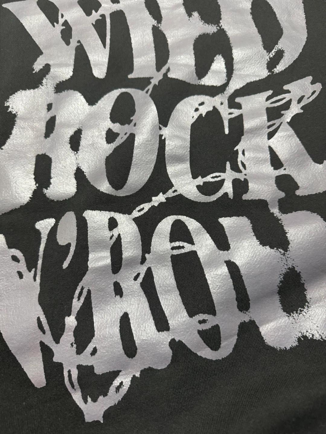 블랙 WILD ROCK N ROLL 맨투맨 L사이즈 3