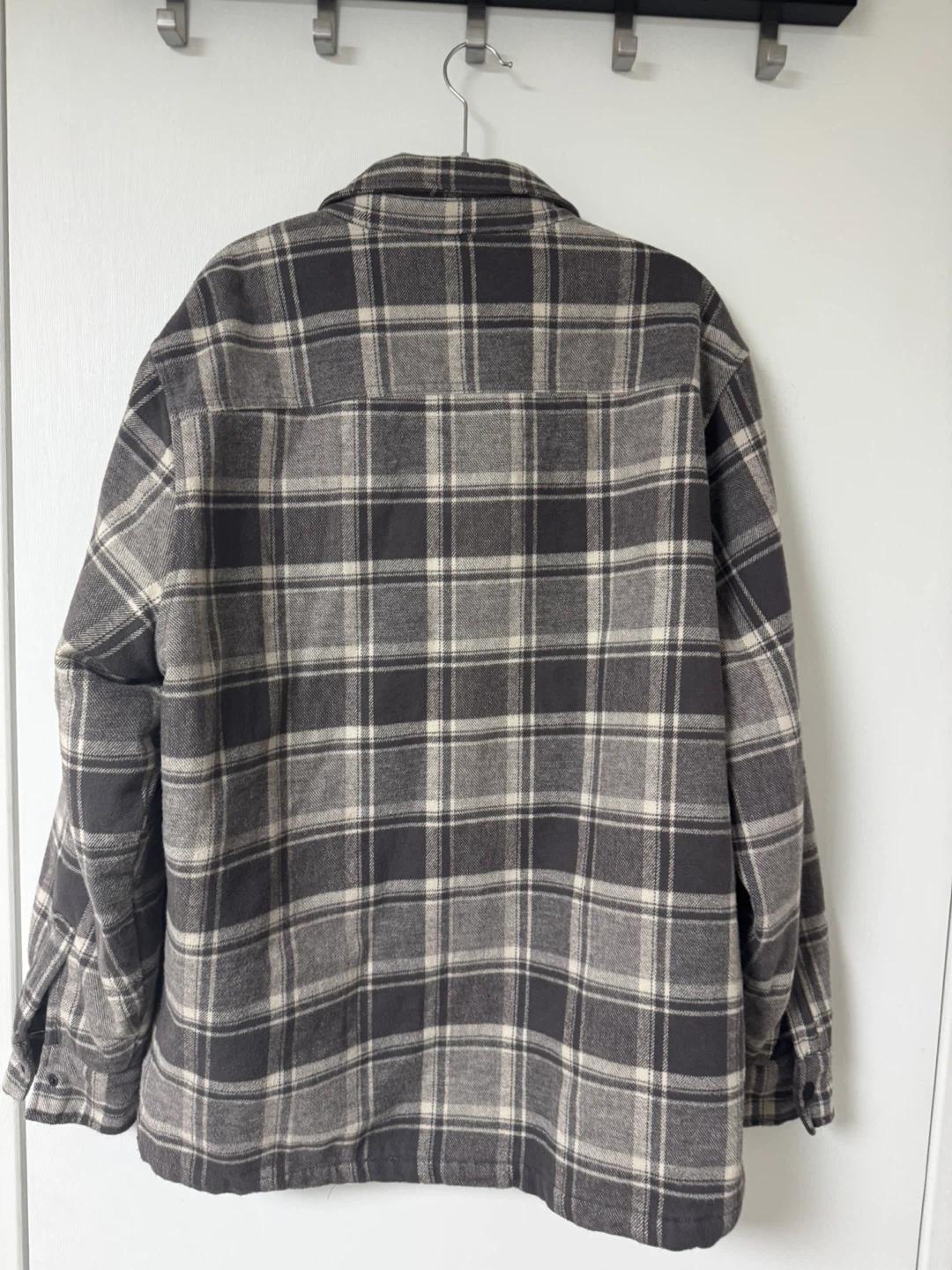 ZARA 체크 셔츠 자켓 XL 2