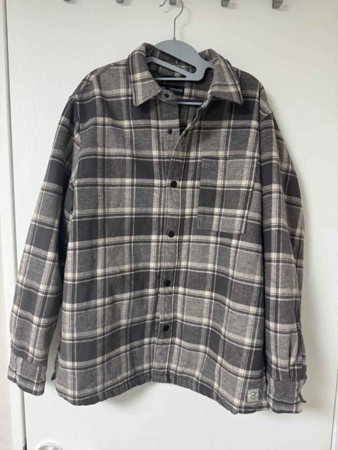 ZARA 체크 셔츠 자켓 XL 3