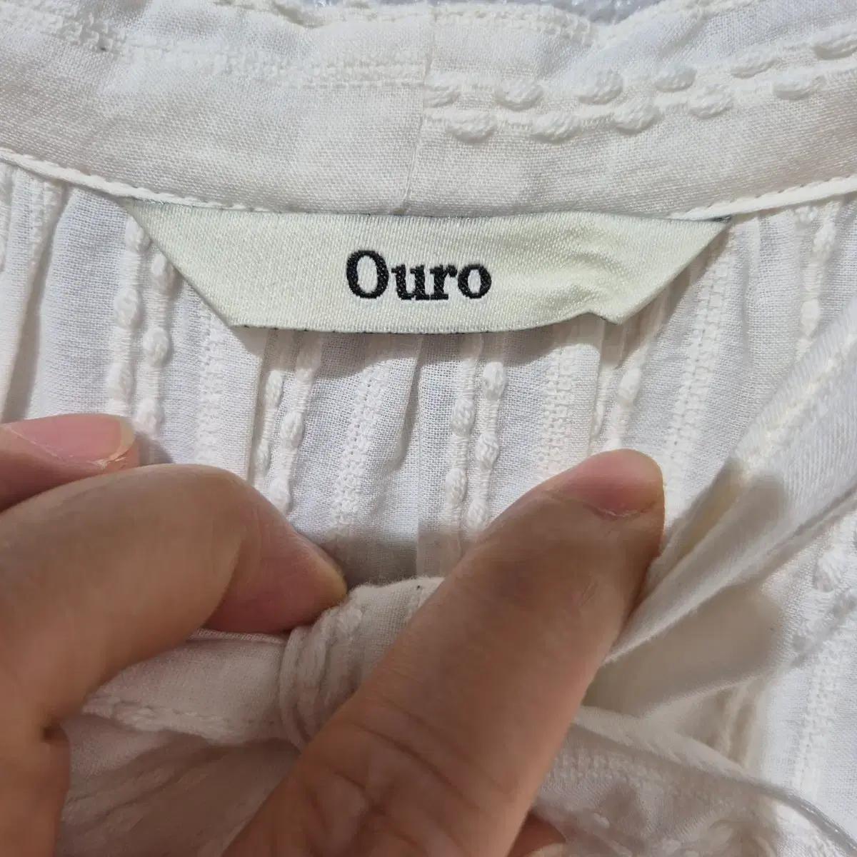 Ouro 아우로 화이트 레이스 원피스 3