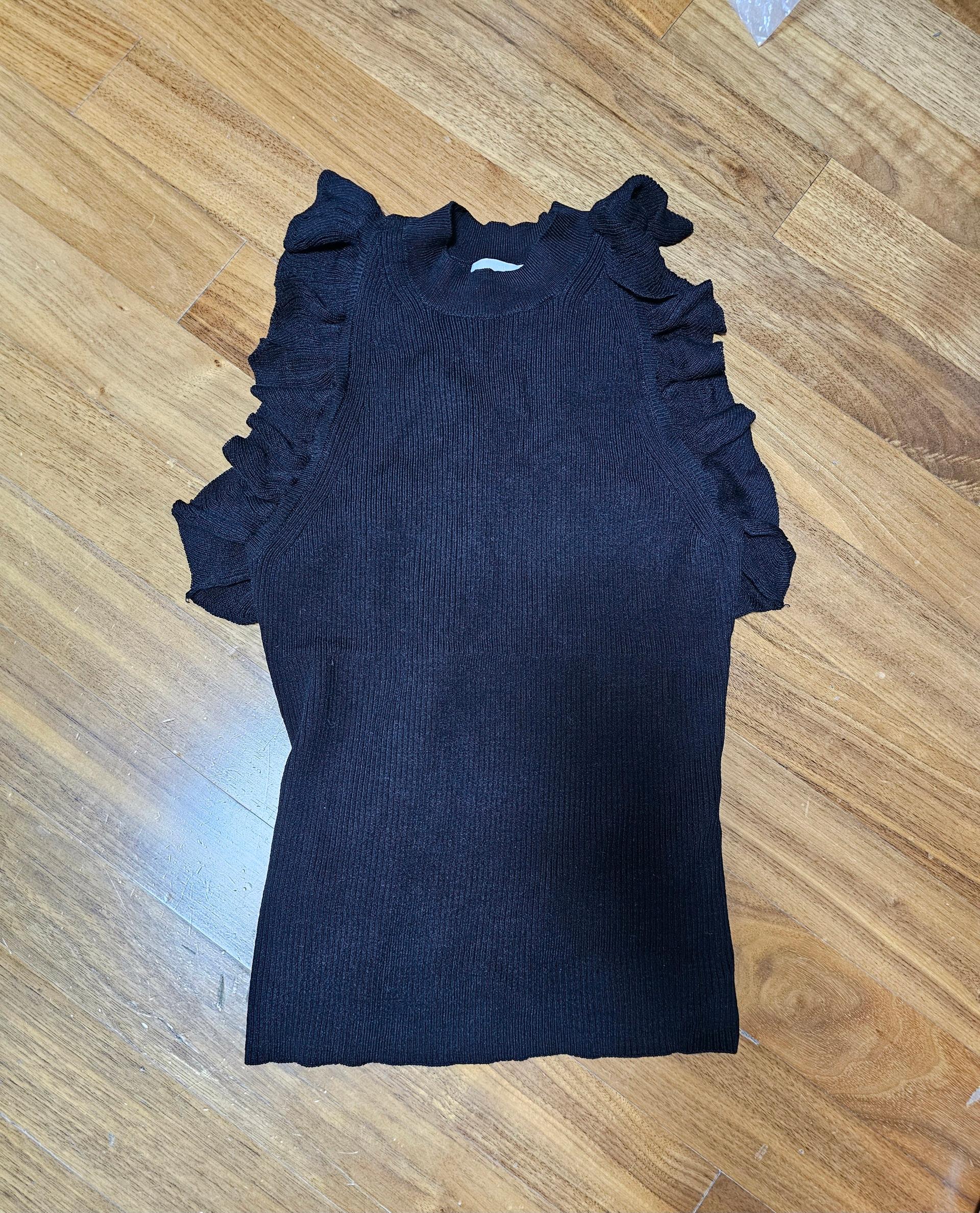 니트 민소매 프릴니트 H&M 2