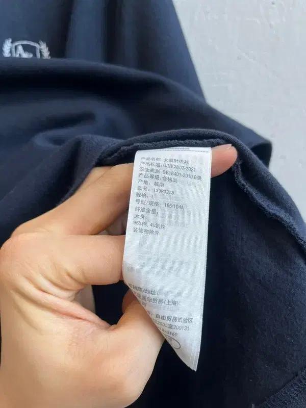 아베크롬비 크롭 PK티셔츠 카라티 네이비 6