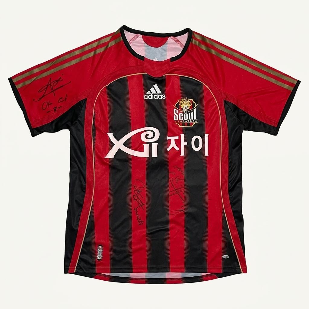 85 아디다스 2010 FC 서울 홈 선수단싸인 유니폼 1