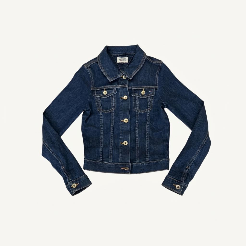 Tommy Hilfiger 타미힐피거 여성 숏 크롭 데님 자켓 1