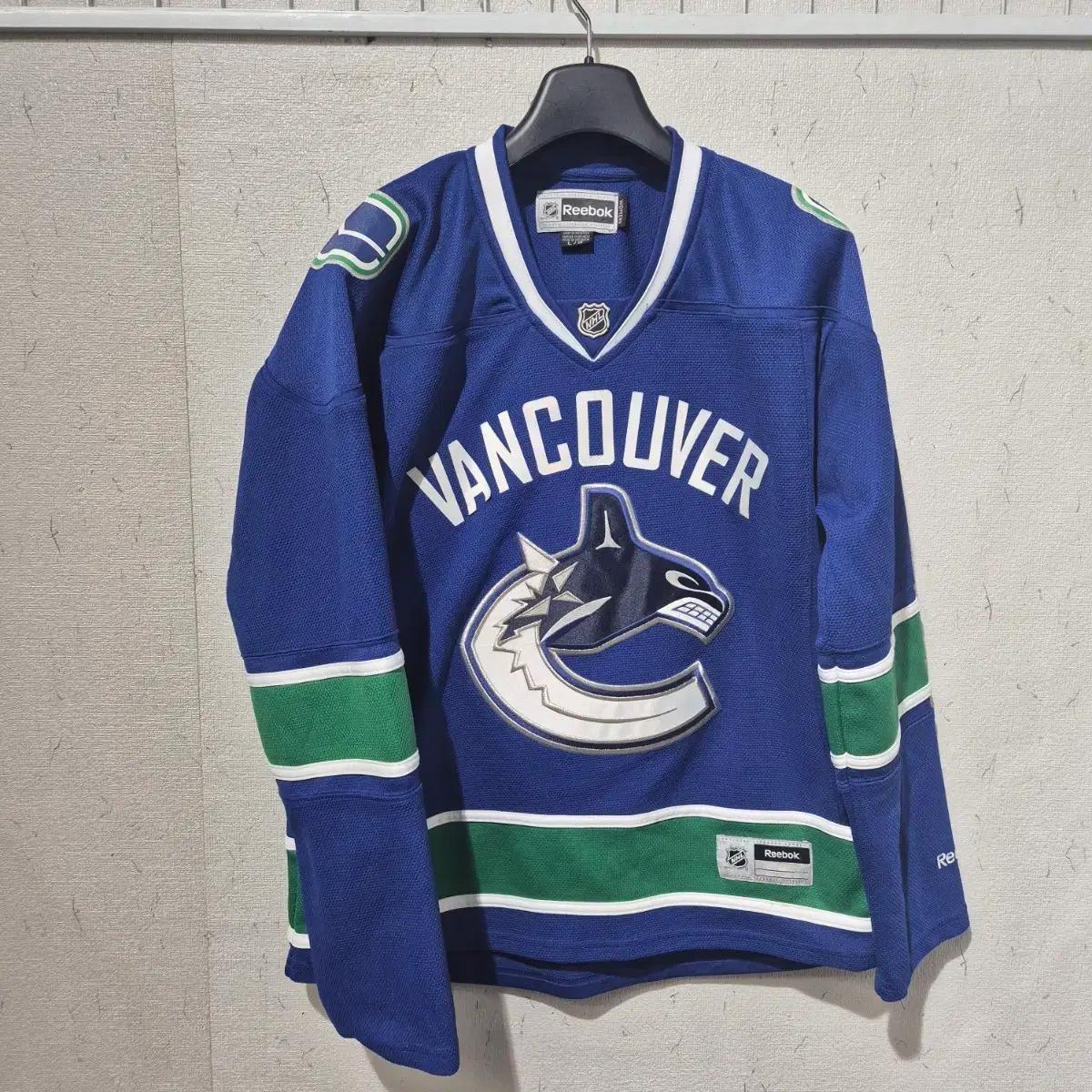 리복 밴쿠버 Canucks 아이스하키 저지 2