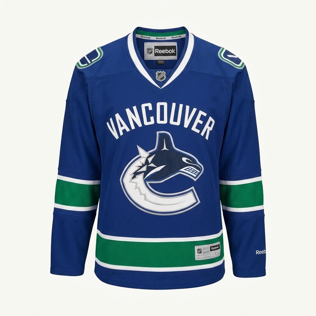 리복 밴쿠버 Canucks 아이스하키 저지 1