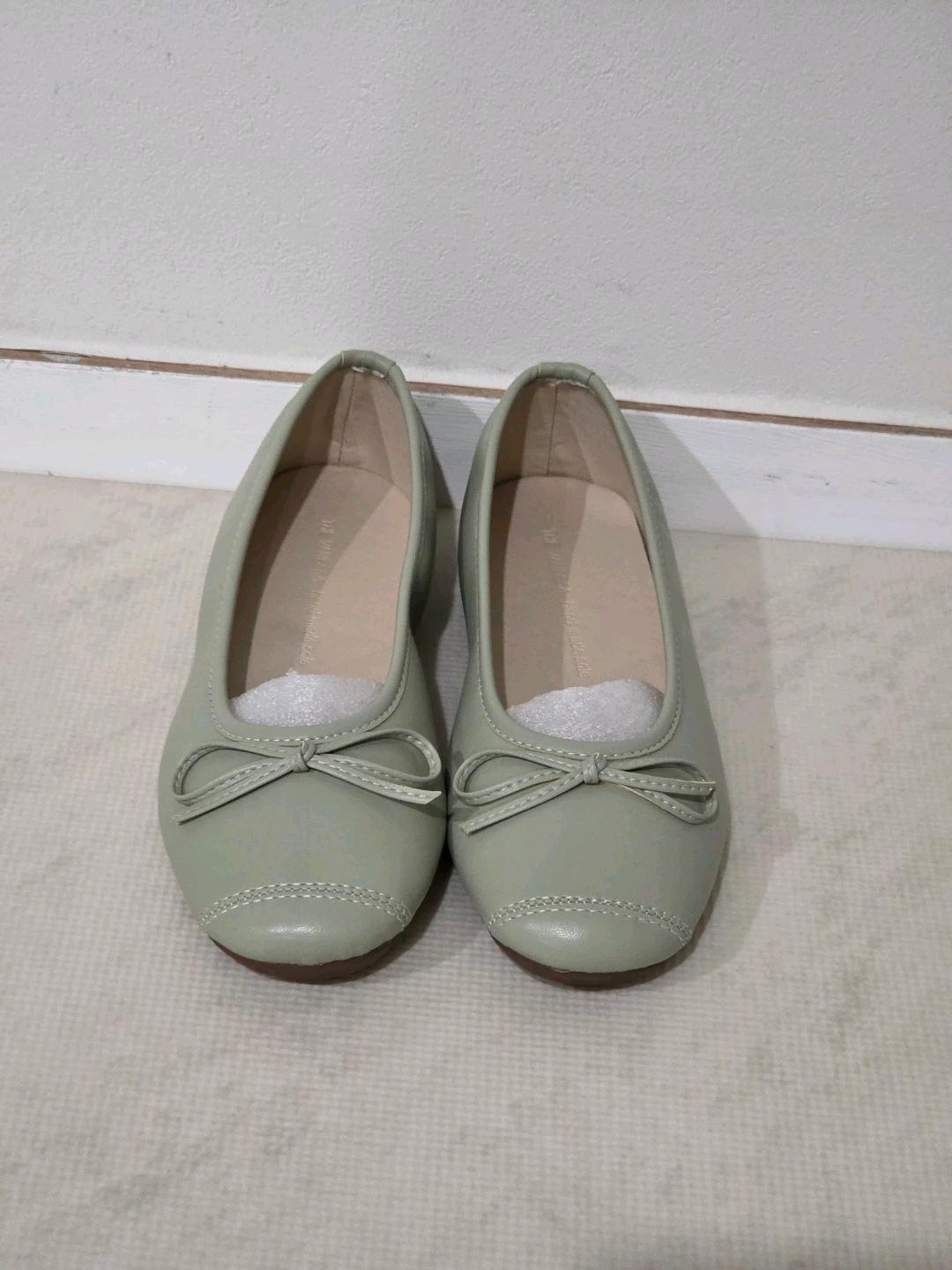 민트 리본 플랫슈즈 230mm 2