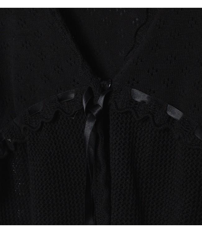 KUMIKYOKU Eyelet Cardigan 7
