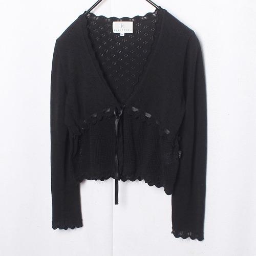 KUMIKYOKU Eyelet Cardigan 2