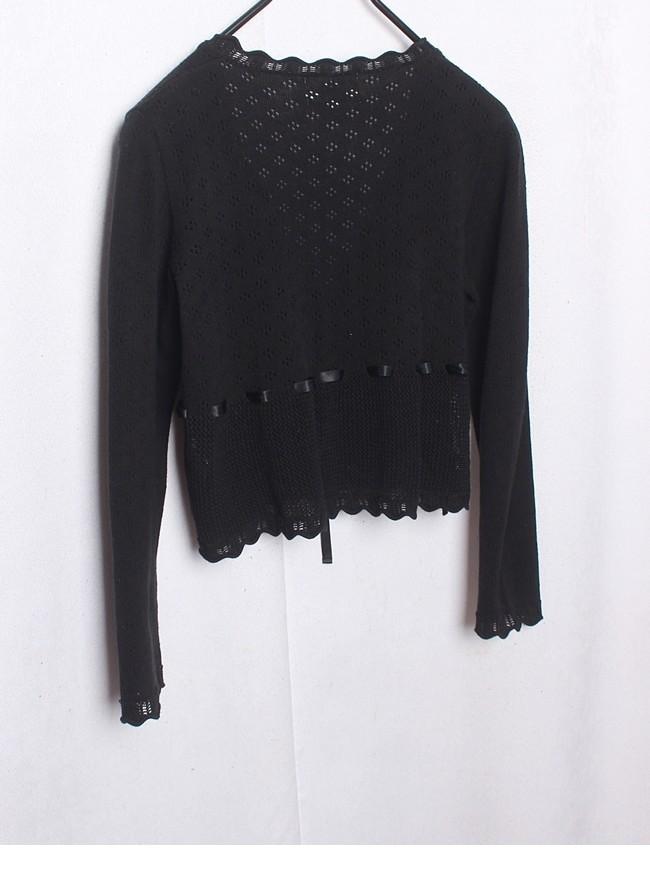 KUMIKYOKU Eyelet Cardigan 10