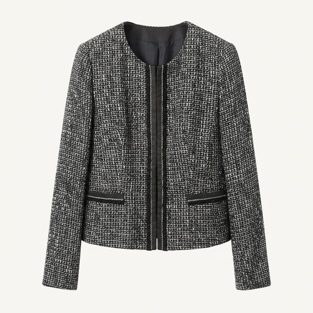 COMME CA ISM Tweed Jacket 1