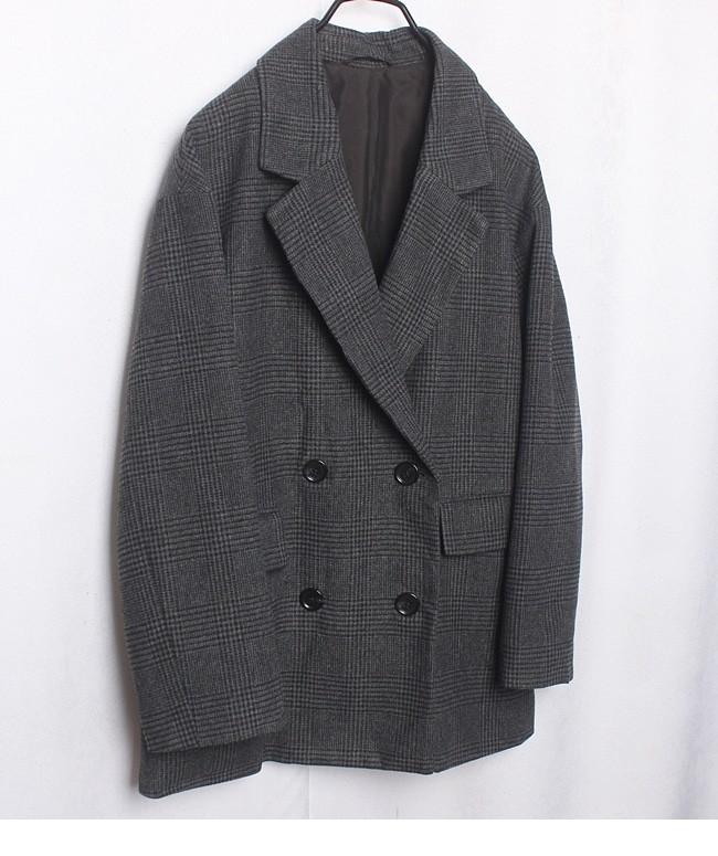 GU Check Double Jacket(미사용품) 3