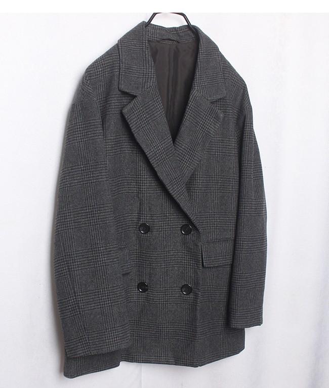GU Check Double Jacket(미사용품) 9