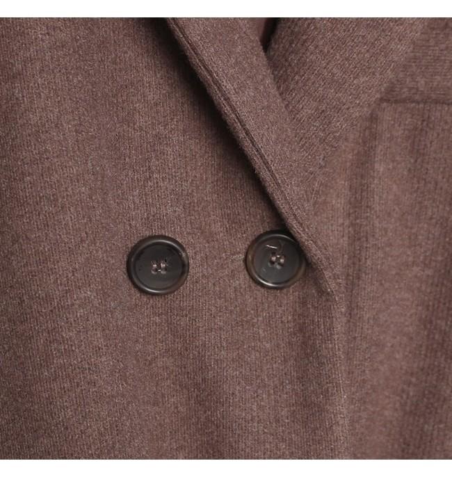 GRL Brown Tone Wool Double Jacket 7