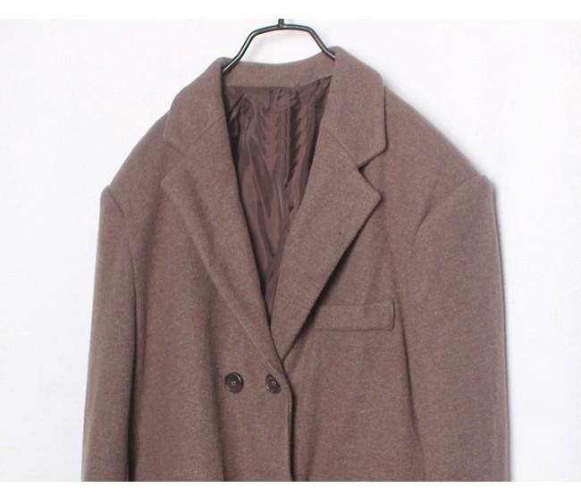 GRL Brown Tone Wool Double Jacket 4