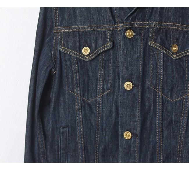 JOURNAL STANDARD Indigo Denim Trucker Jacket 6