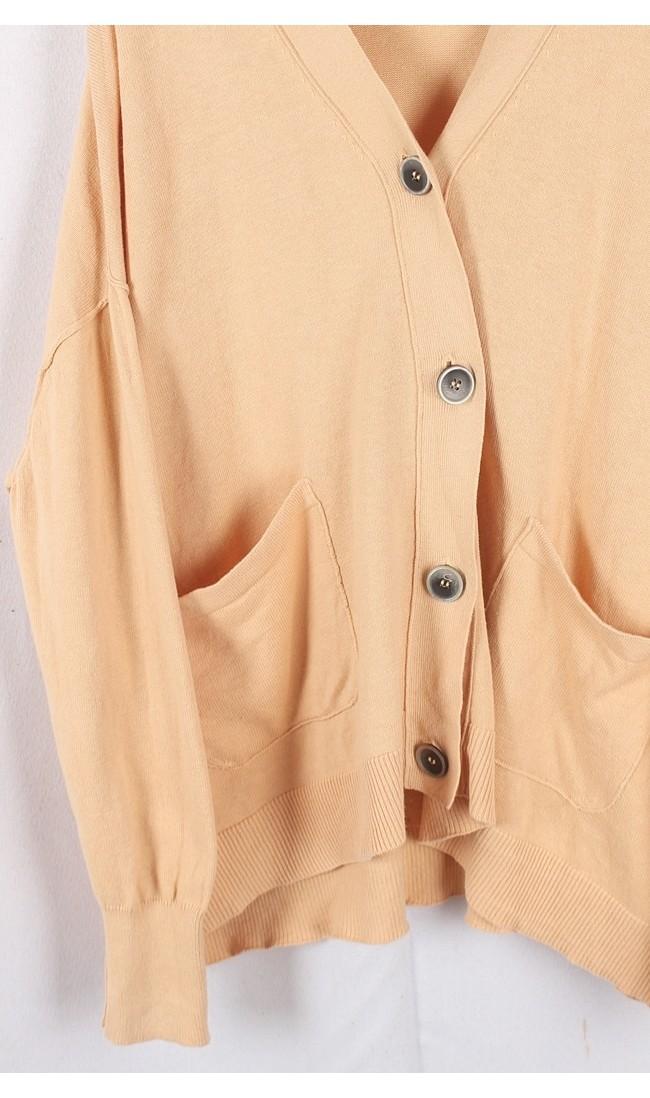 Chocol Raffine Cotton 100% Boxy Fit Cardigan 6