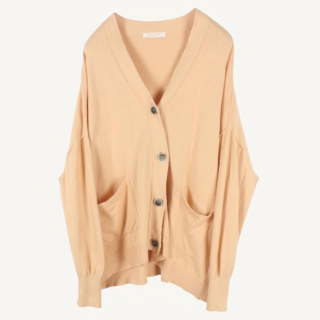 Chocol Raffine Cotton 100% Boxy Fit Cardigan 1