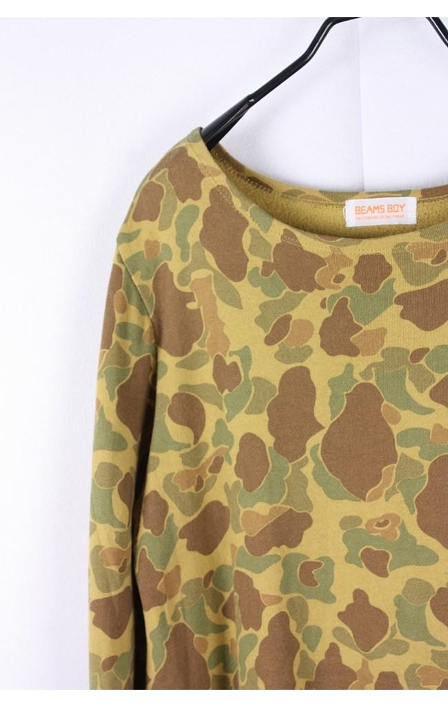 BEAMS BOY Camouflage Cotton Ops 7