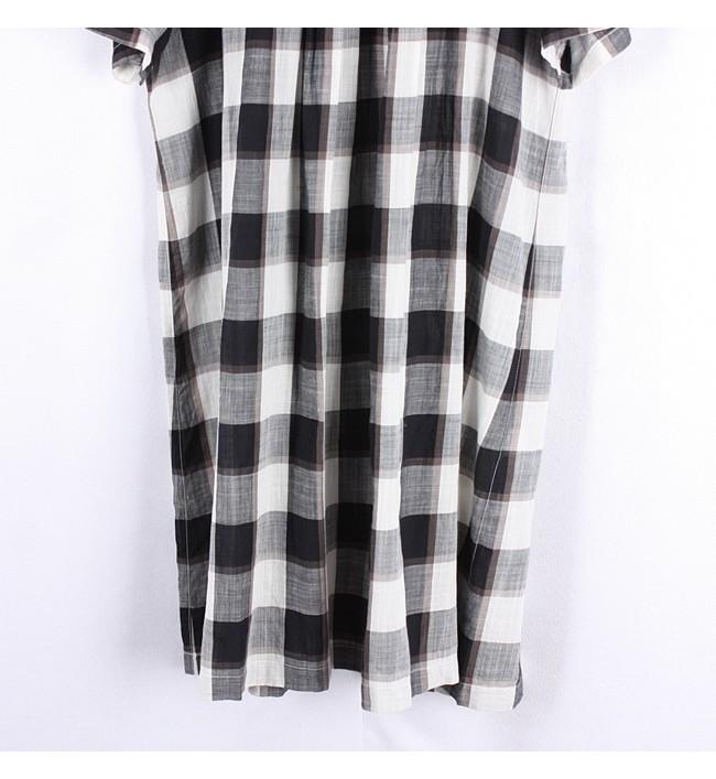 muji(natural check/cotton 100%) 5
