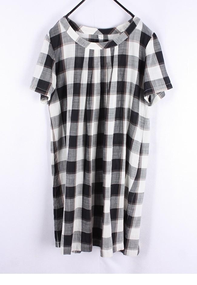 muji(natural check/cotton 100%) 3