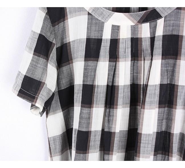 muji(natural check/cotton 100%) 6