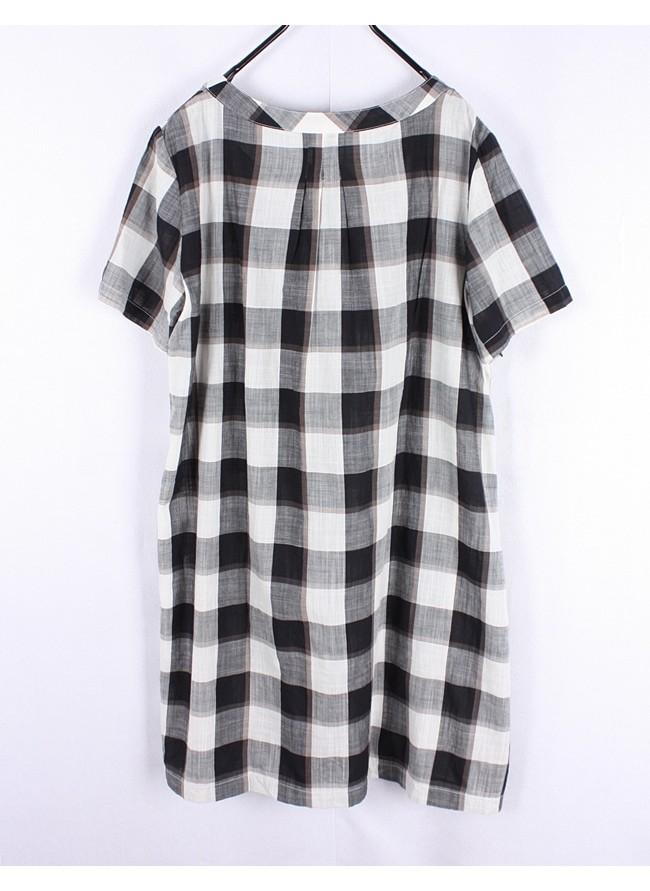muji(natural check/cotton 100%) 10