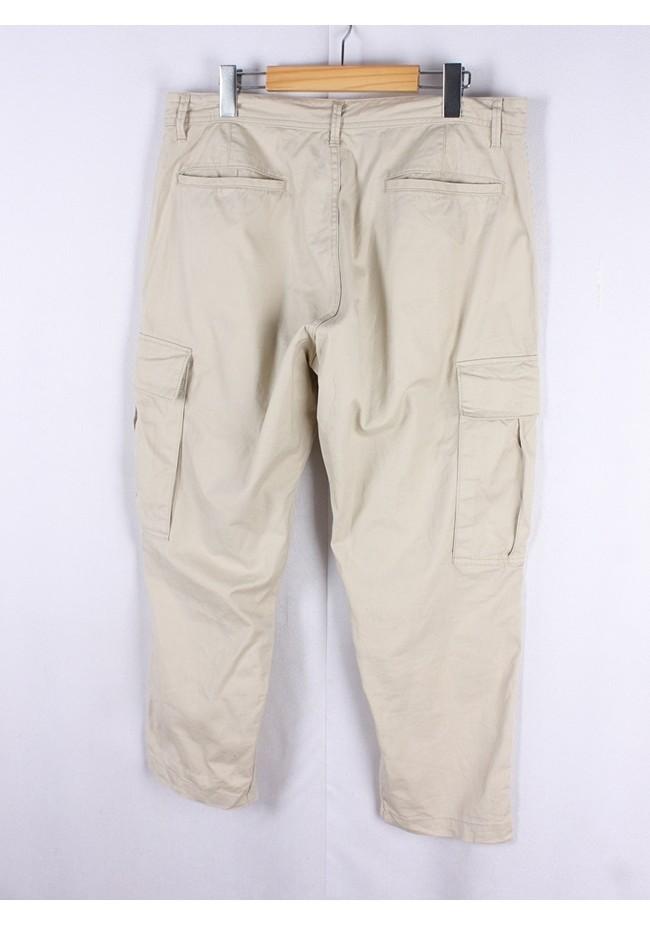 Back Number Linen Blend Work Wear Pants 9