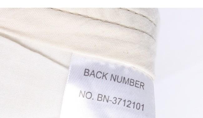 Back Number Linen Blend Work Wear Pants 10