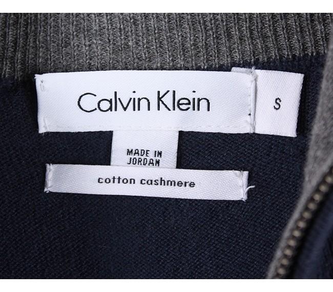 Calvin Klein Cotton Cashmere Zip Up Knit 8