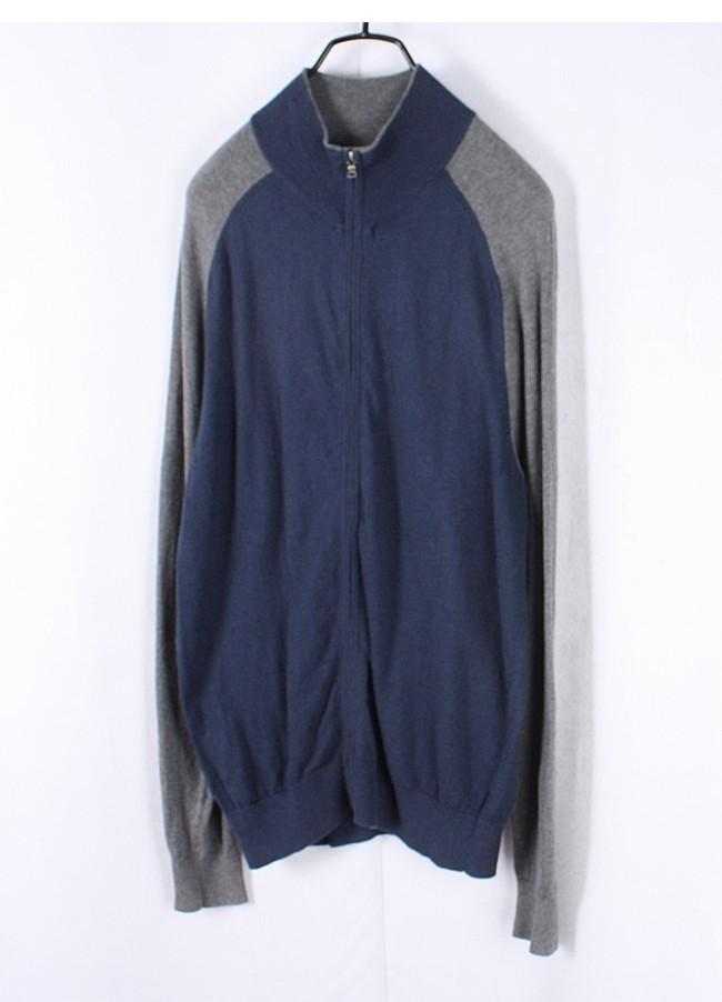 Calvin Klein Cotton Cashmere Zip Up Knit 11