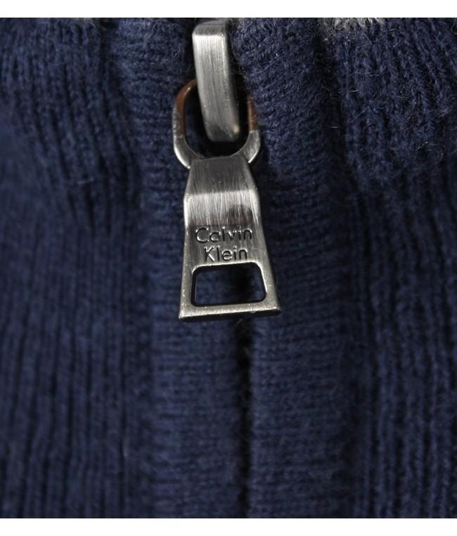 Calvin Klein Cotton Cashmere Zip Up Knit 7