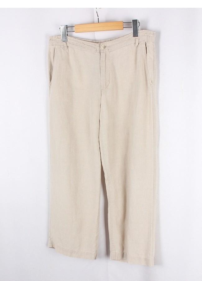 MUJI Linen 100% Pants 11