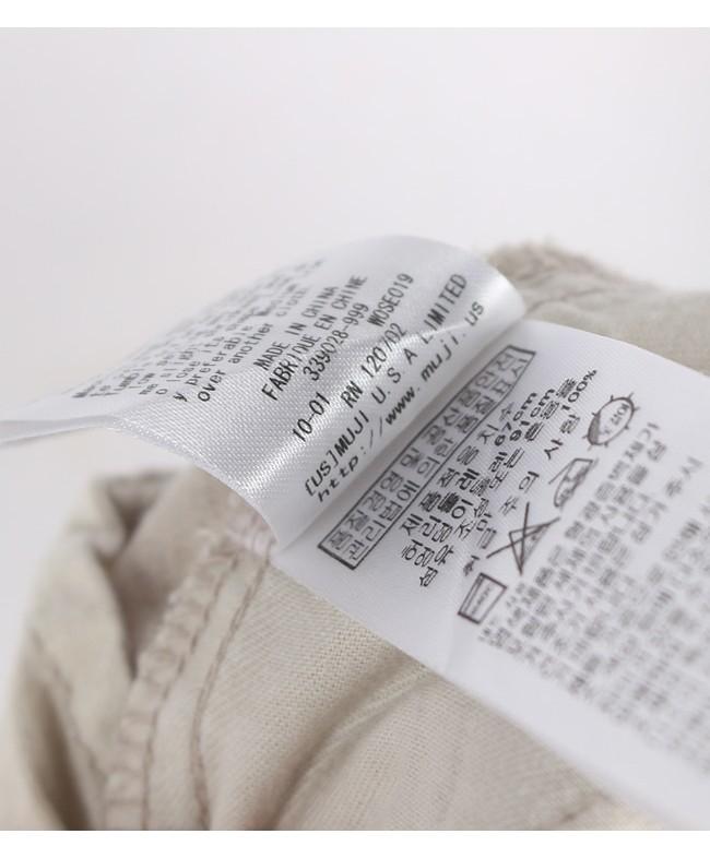 MUJI Linen 100% Pants 10