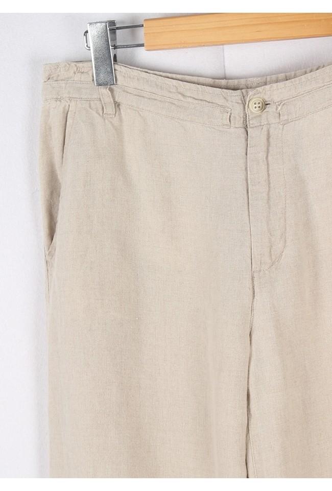 MUJI Linen 100% Pants 6