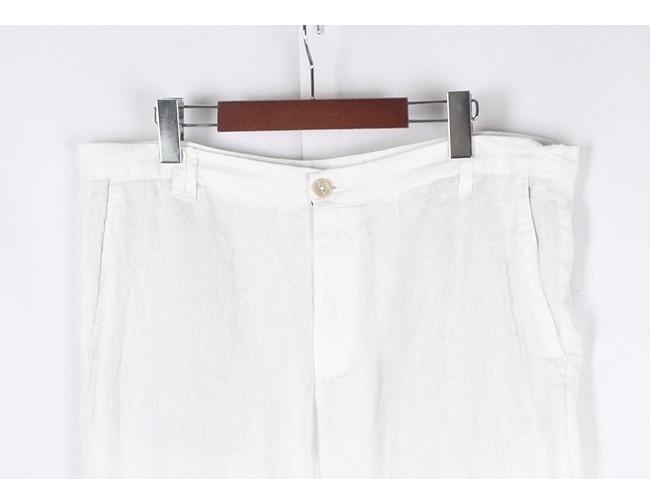 ZARA Linen White Shorts 5