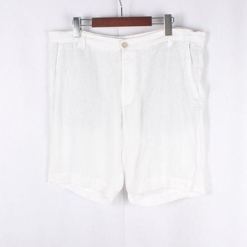 ZARA Linen White Shorts 2
