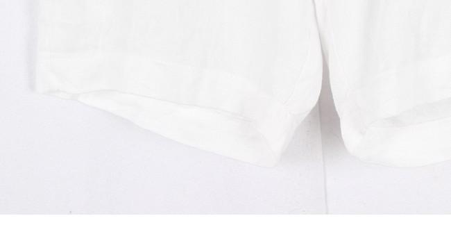 ZARA Linen White Shorts 9