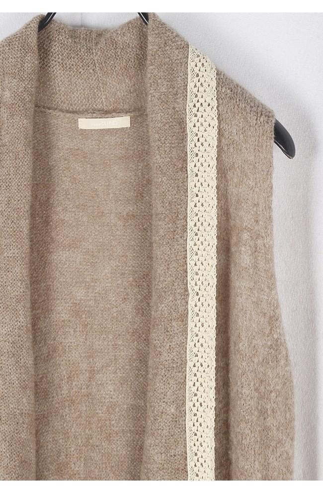 Studio Clip Natural Mood Wool Knit Vest 6