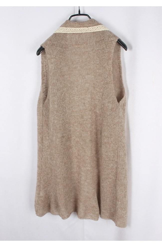 Studio Clip Natural Mood Wool Knit Vest 10
