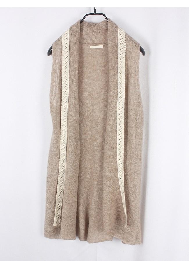 Studio Clip Natural Mood Wool Knit Vest 11