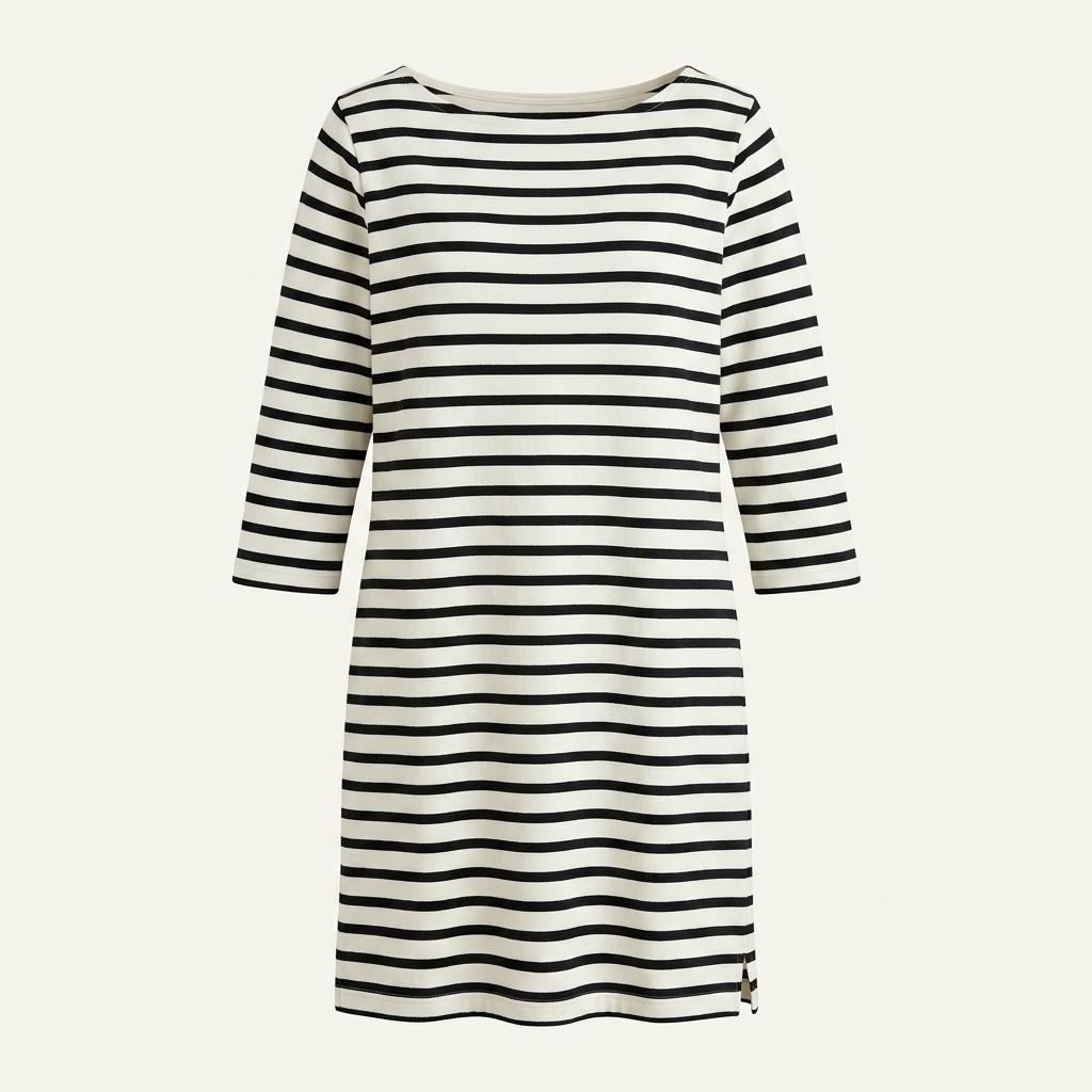 MUJI Stripe Boat Neck Ops 1
