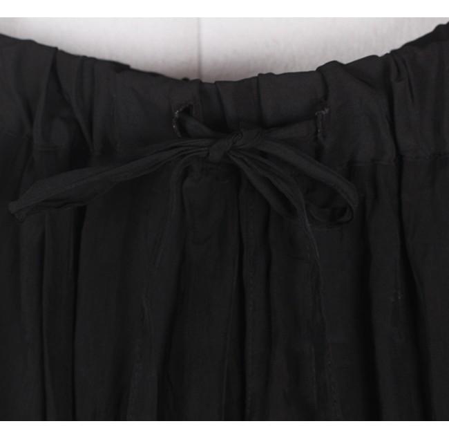 Back Number Black Poly Banding Pants 6