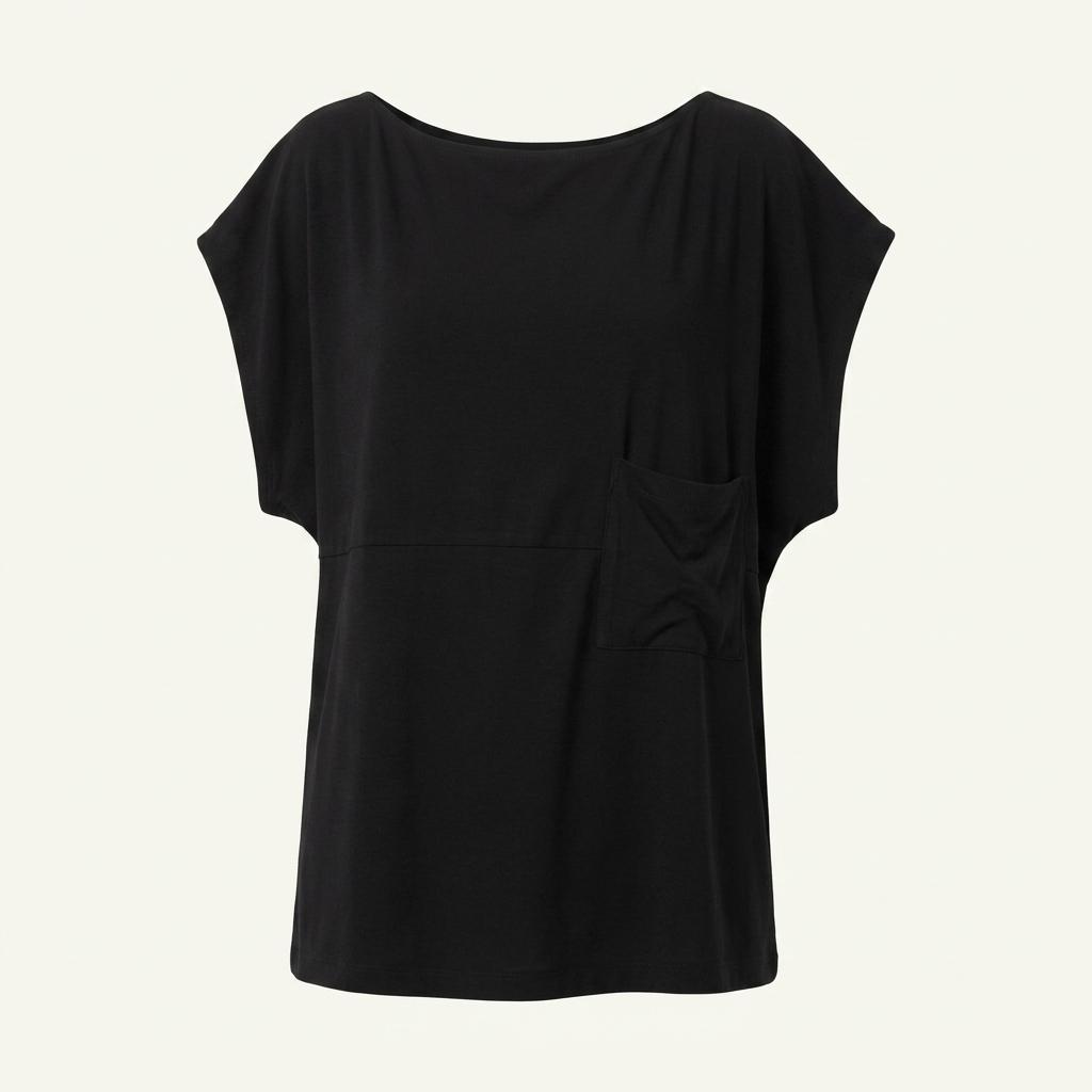 ZARA Poket Detail Poly Blouse 1